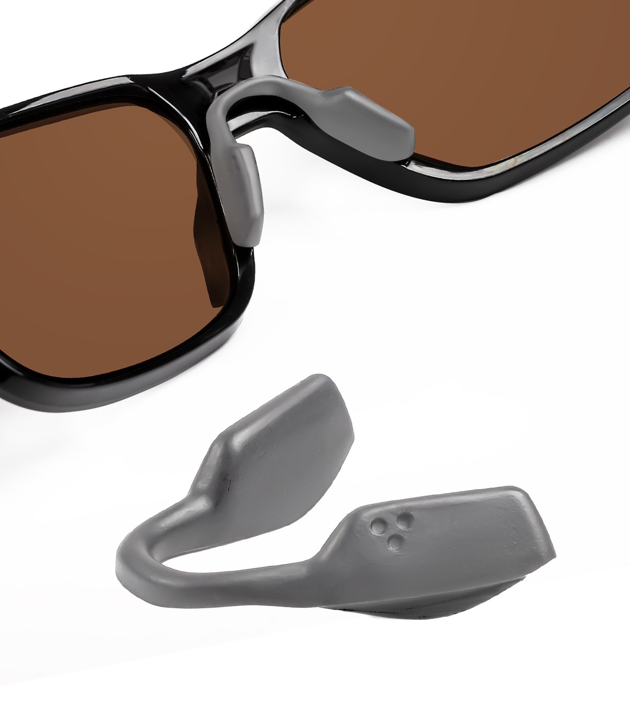 Black Replacement Nose Pads for Oakley Activate OX8173 Non-Slip Nose Pieces