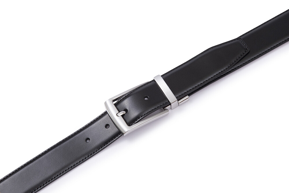 Men’s Genuine Leather Belt with Double-sided Reversible Belts for Men 1.3inch