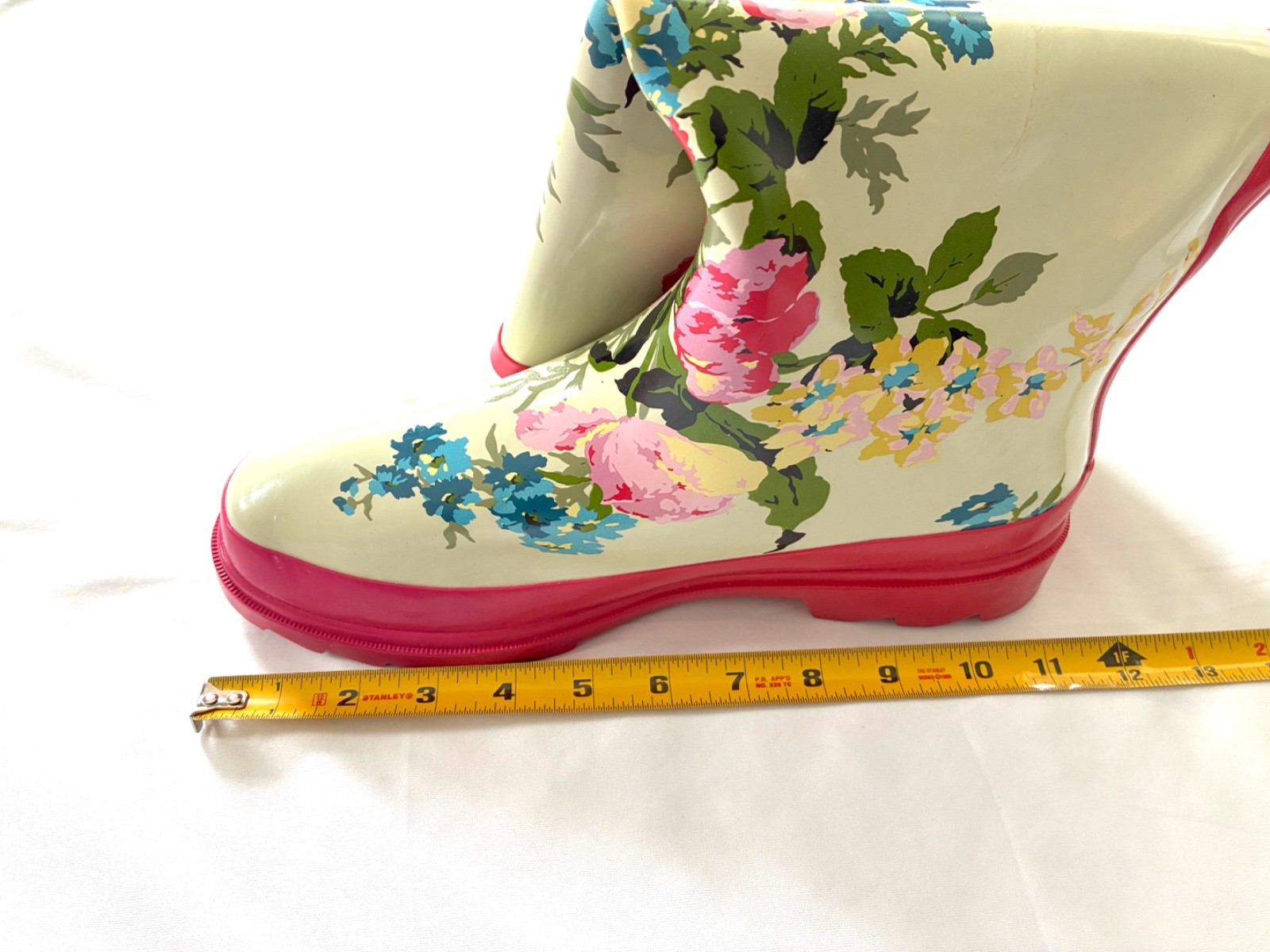 Hopeless Romantic/Victorian Trading Co. Floral Wellies size 10 NEW