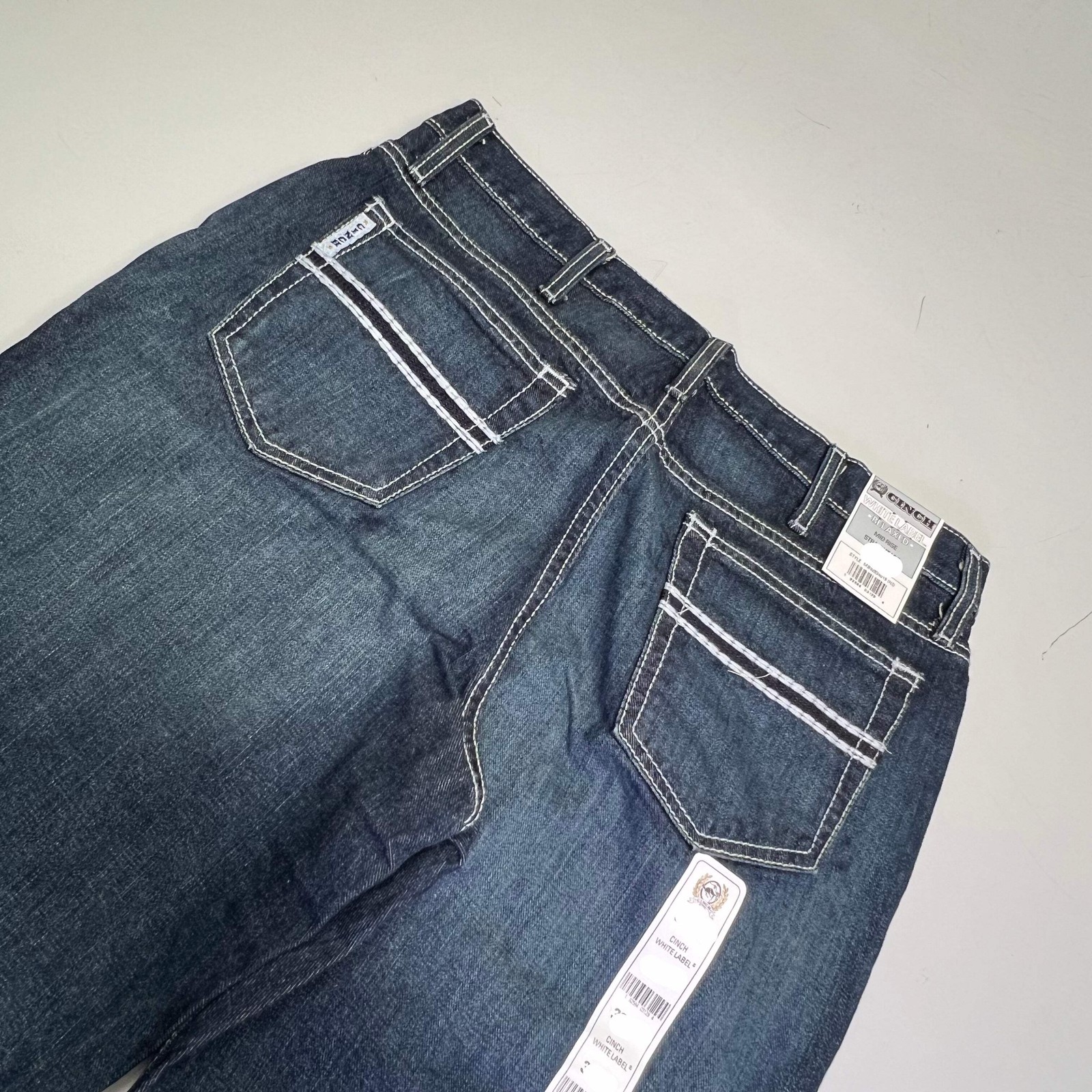 CINCH Relaxed Fit White Label Jeans Men’s Sz 33 X 36 Stonewash Indigo MB92834019