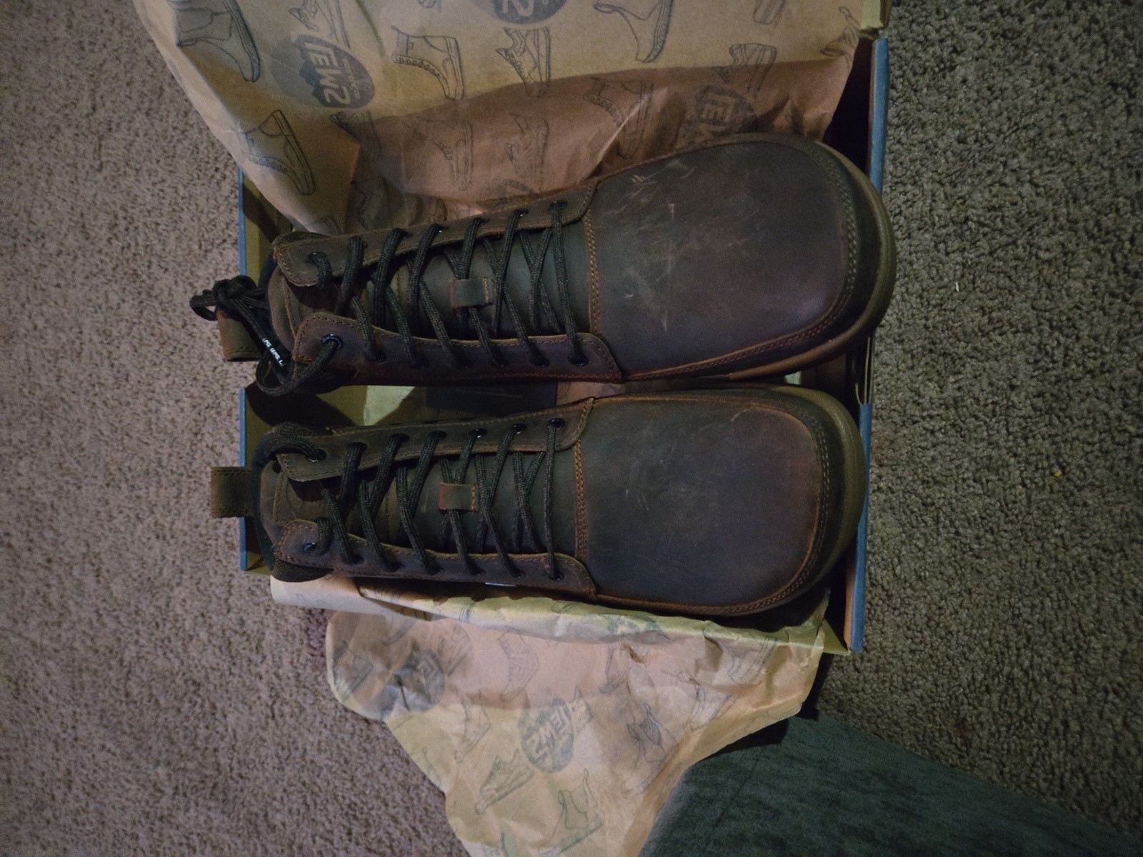Lems Men’s Boulder Summit Waterproof -RUGGED BARK – Size 10 New In Box