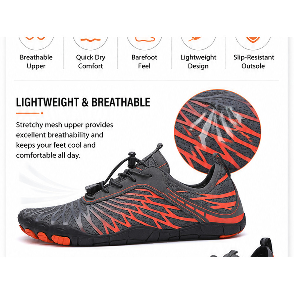 Water Shoes Quick Dry Barefoot for Swim Diving Surf Aqua Sport Beach Vacation