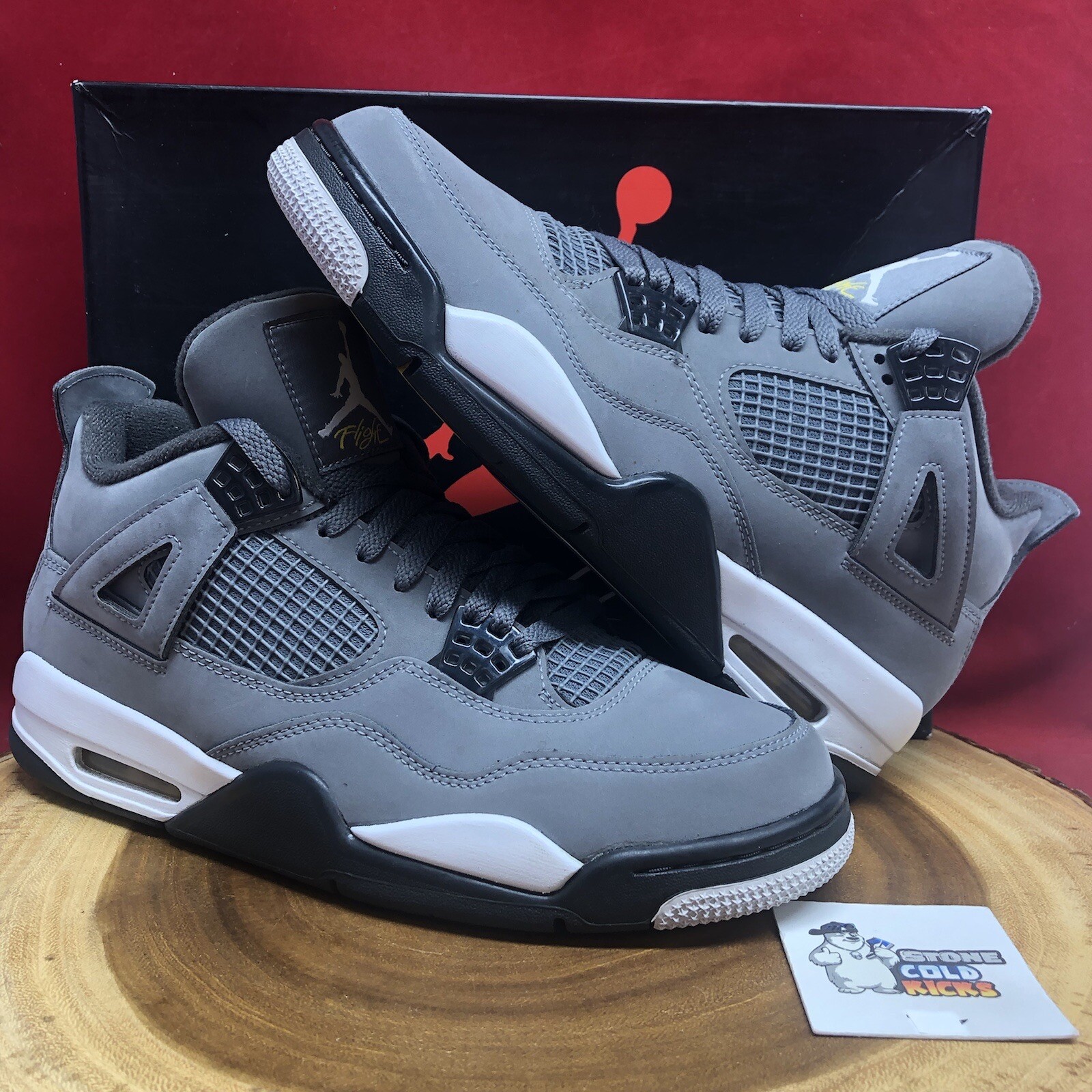 Nike Air Jordan 4 Retro Cool Grey 308497-007 Size 10 IV V