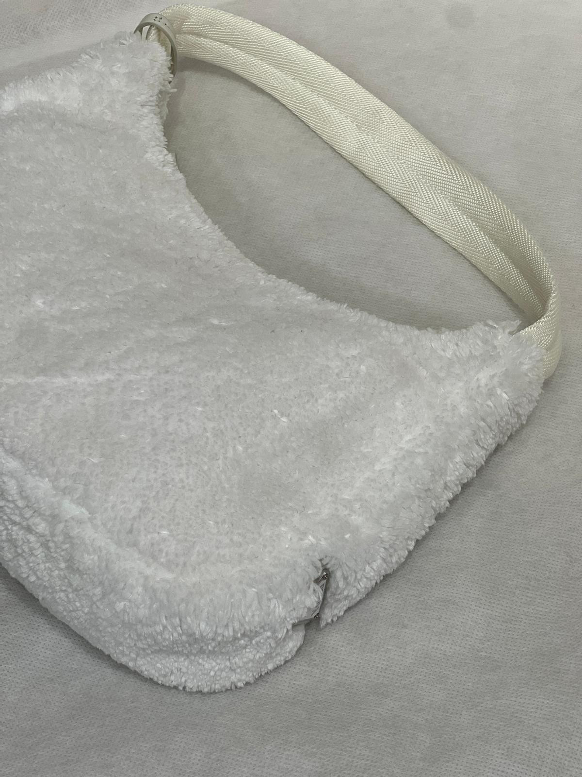 Authentic Prada Re-Edition 2000 Terry Hobo Terry Fabric Hobo Bag White eBay AG
