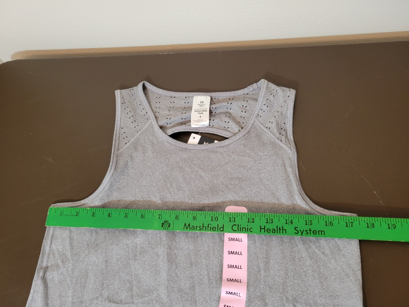 Member’s Mark Ladies Small Everyday Curved Hem Perforated Active Tank S Nwt Gym