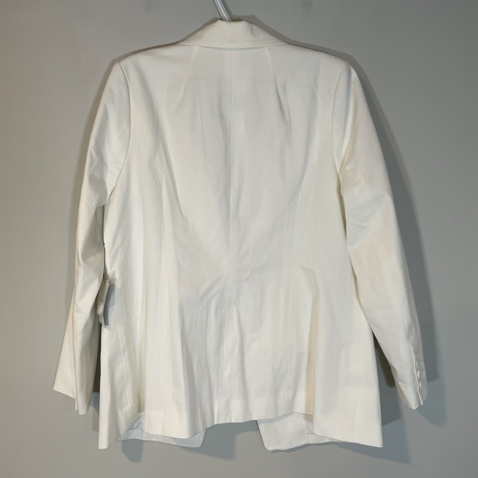 Eloquii Premier Blazer Jacket NEW Size 14 White Office Career Wear Holiday Women
