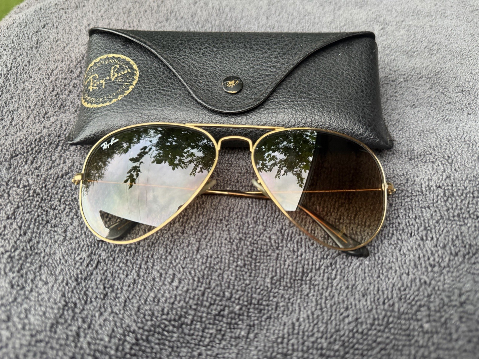 Ray-Ban Sunglasses RB3025 58 Aviator Classic Arista Gold Frame