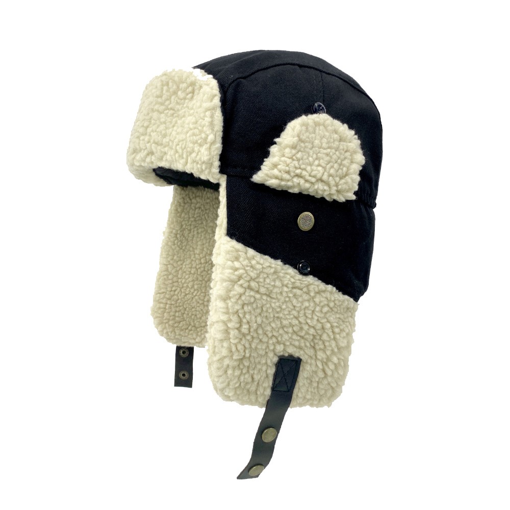 Unisex Trapper Russian Hat With Ear Flaps Winter Windproof Aviator Ushanka Cap