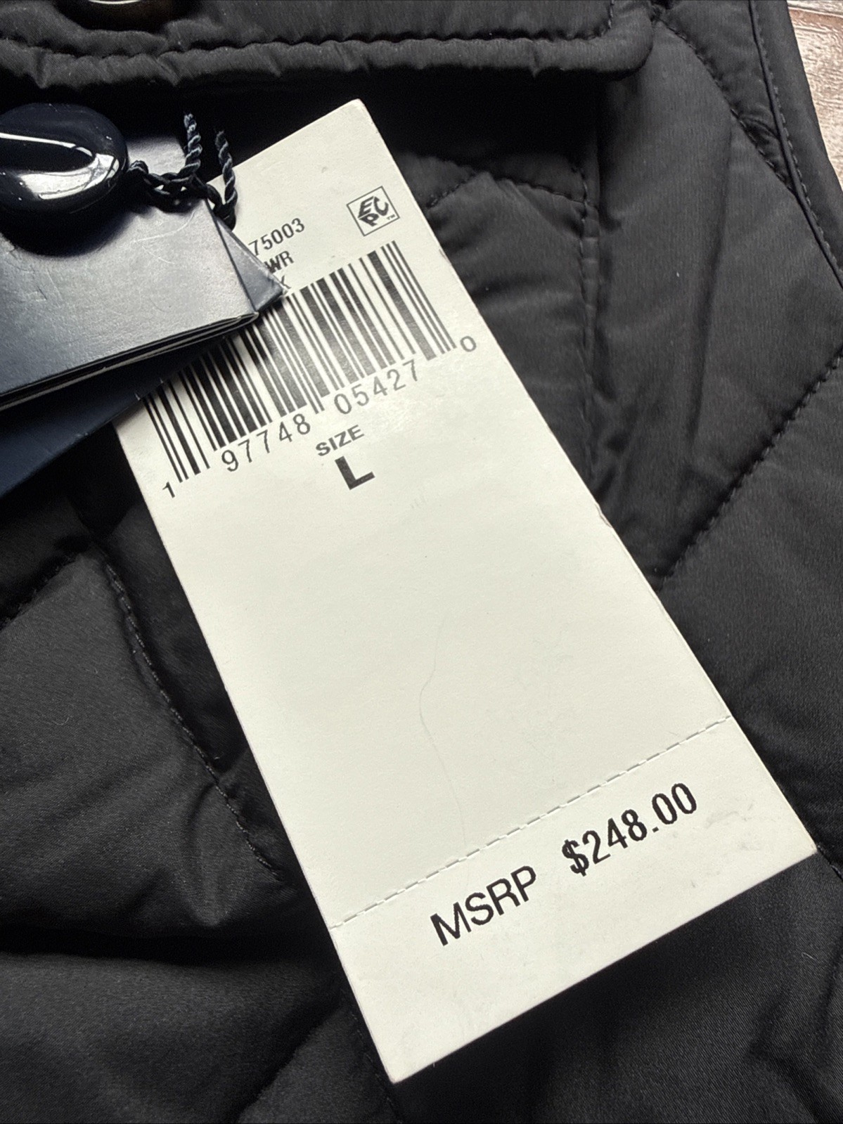 EUC The Beaton Quilted Utility Vest Black Polo Ralph Lauren Men’s L