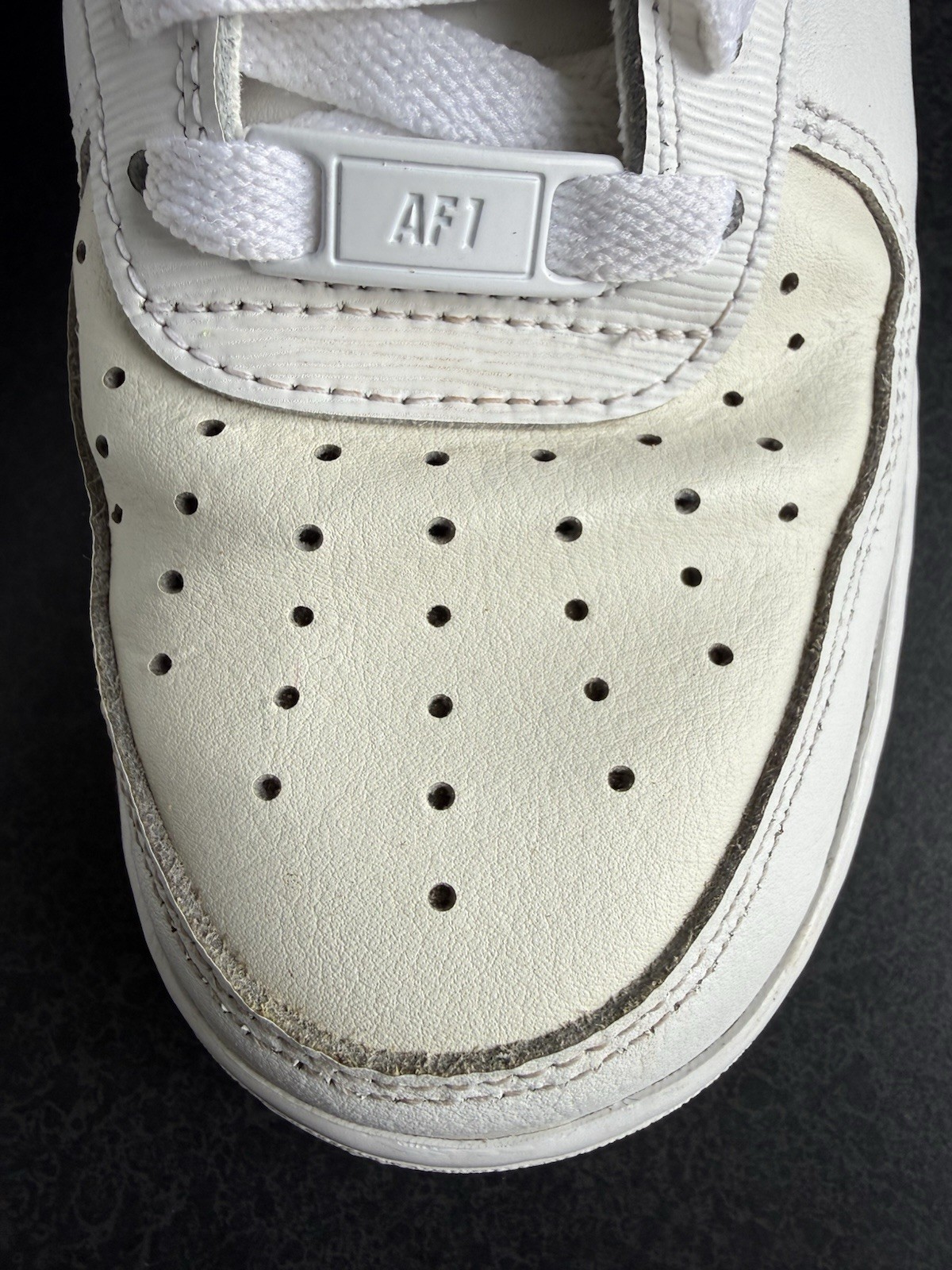 Nike Air Force 1 VPC Women’s Sz 7 White Low Top Shoes Sneakers AF1 Lifestyle