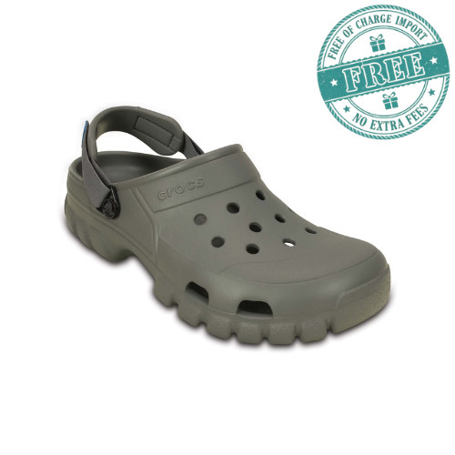 “Authentic” Crocs Men’s Offroad Sport Clogs Smoke/Charcoal, Medium. New Full Box