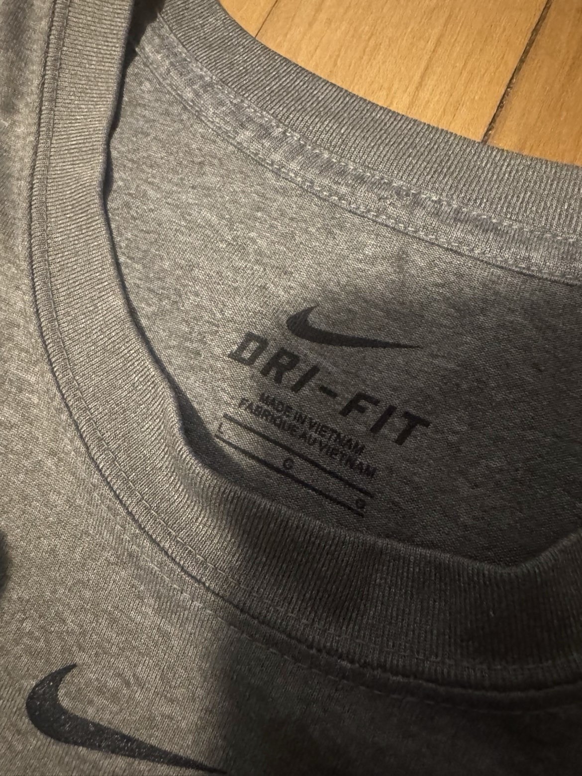 Nike Dri-FIT Texas Longhorns Logo T-Shirt Men’s L Gray/Orange Crew Neck