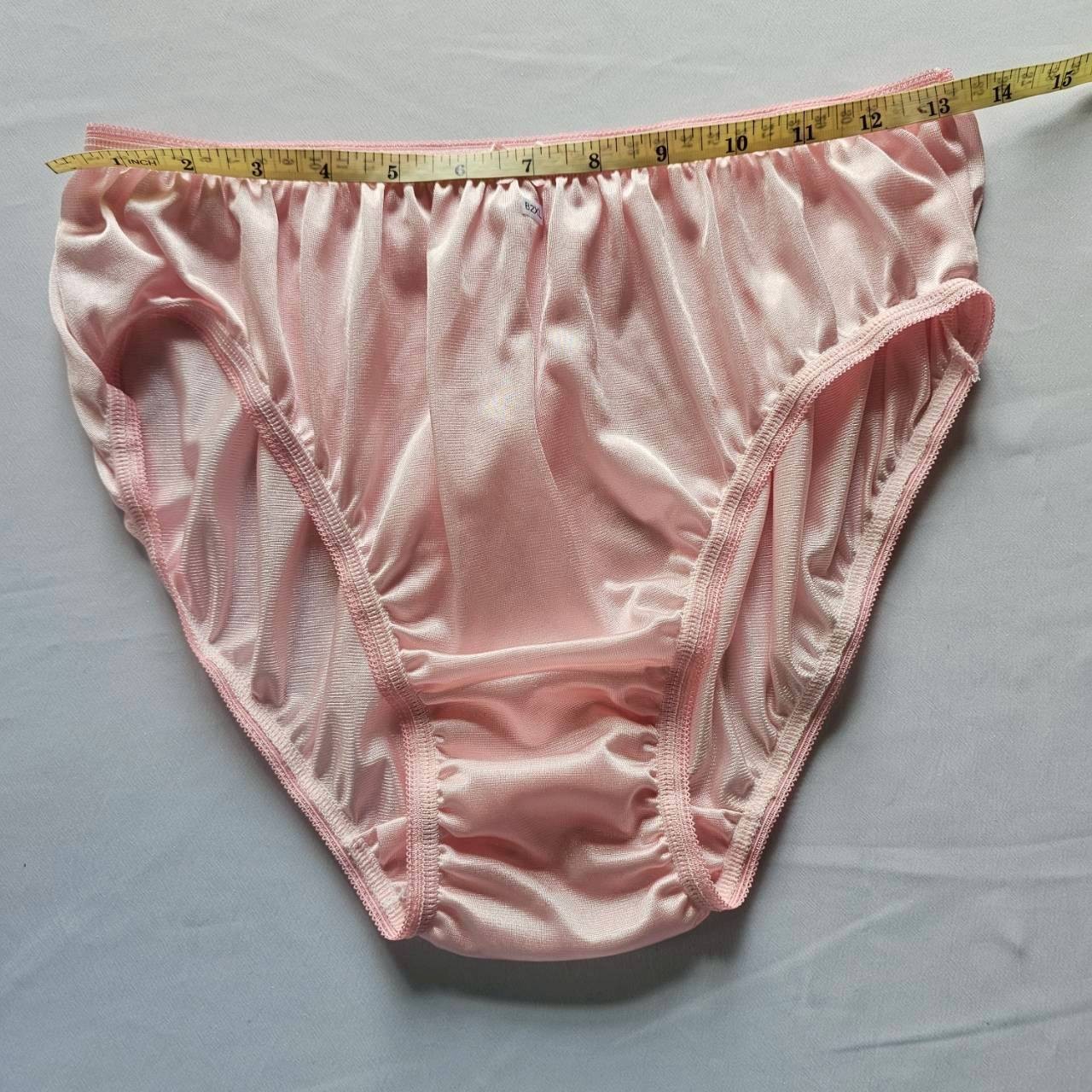 6pc Plus Underwear Mid-Waist Panties Women Mens Briefs Nylon Silky Soft 2XL/Mix