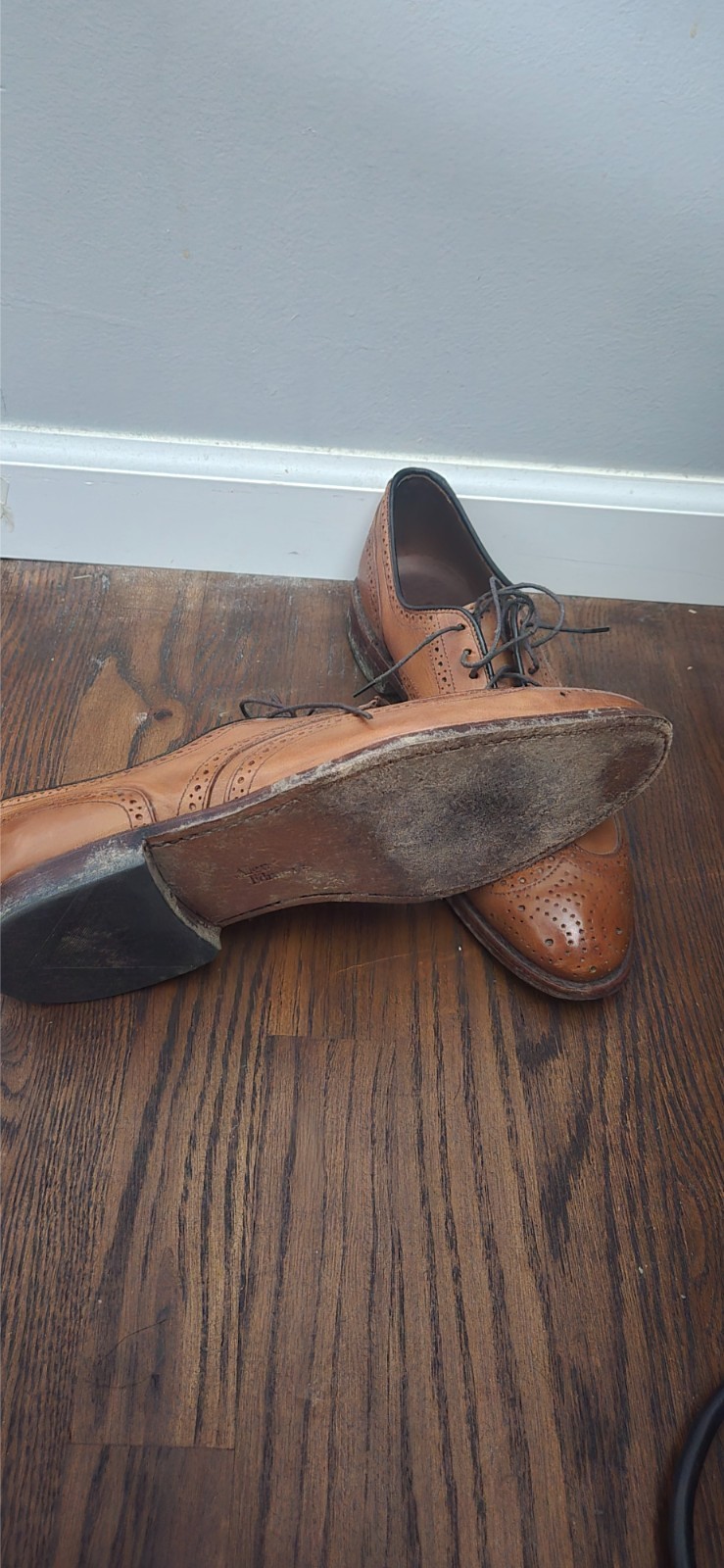 Allen Edmonds Player’s Shoe Men Size 9.5 D Walnut Brown 9752
