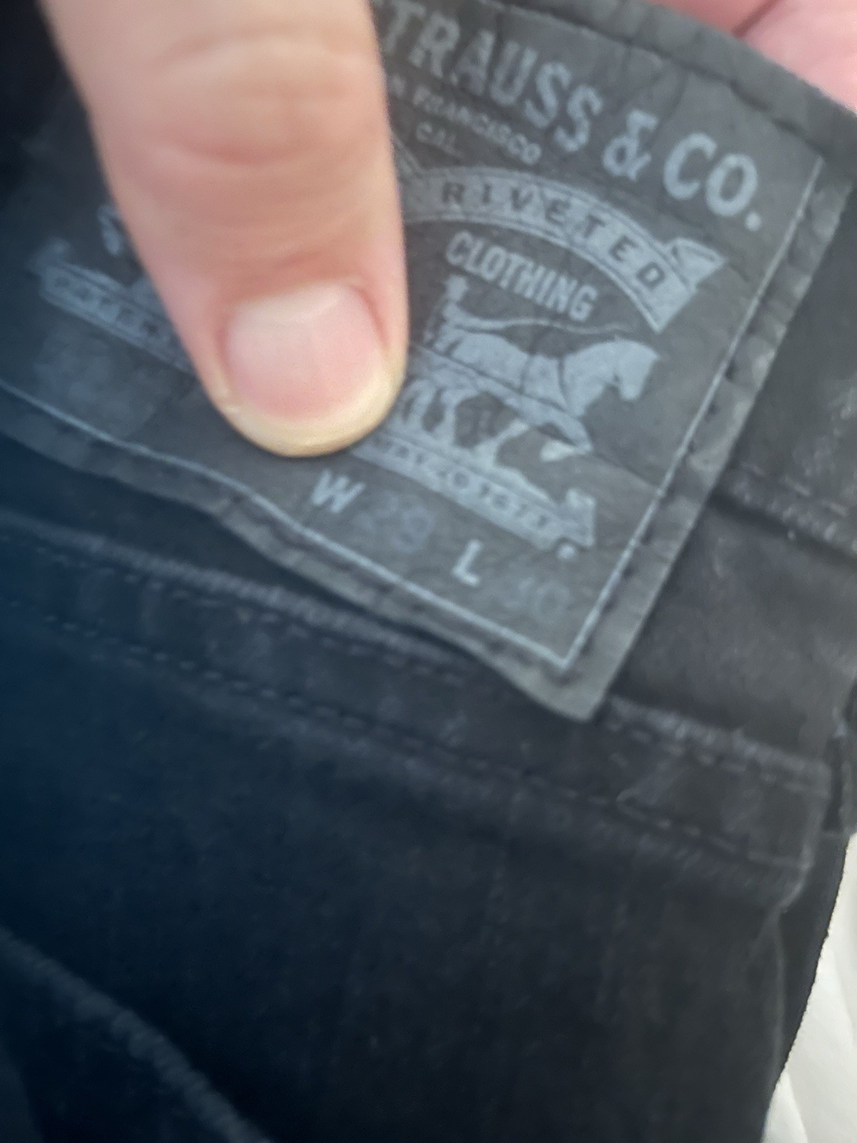 Levis 511 Black Skinny Slim Men’s 29 30 thick Barely Worn clear Black label rock