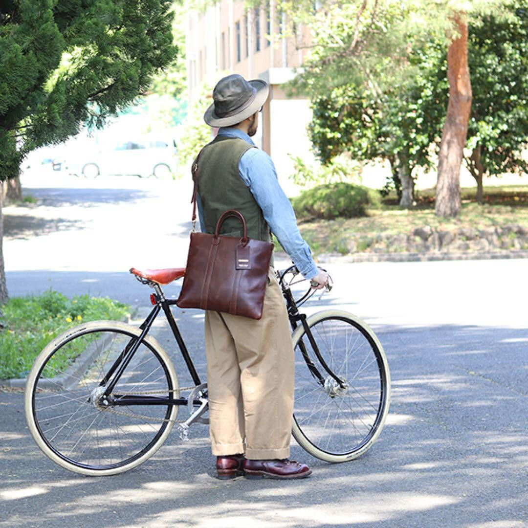 Vasco Japan Leather Helmet Bag, Special Edition Collaboration with John Lofgren