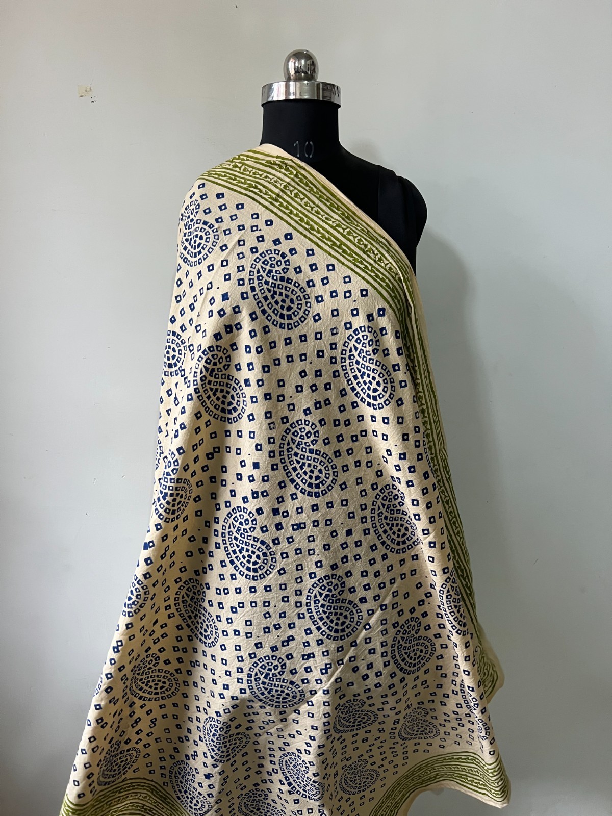 Block Printed Sarong Set, 100% Soft Cotton Beach Wrap, Scarf, Cover-Up
