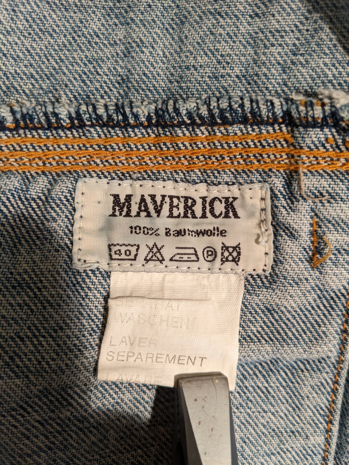Maverick Jacket Denim 100% Baumwolle (cotton) Size Euro 152 US 12