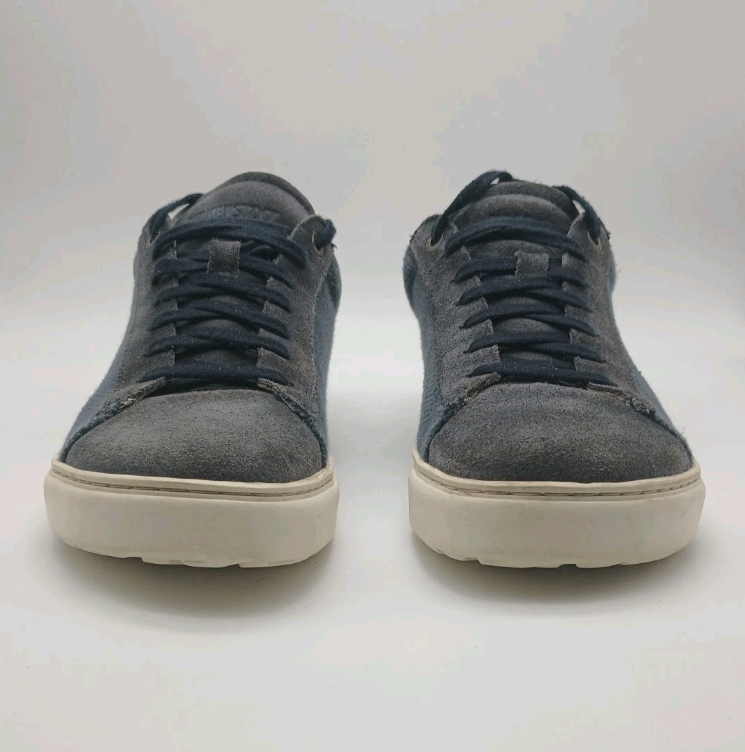 Birkenstock Bend Low Canvas Suede Sneakers W 9 M 7 EU 40 Blue READ
