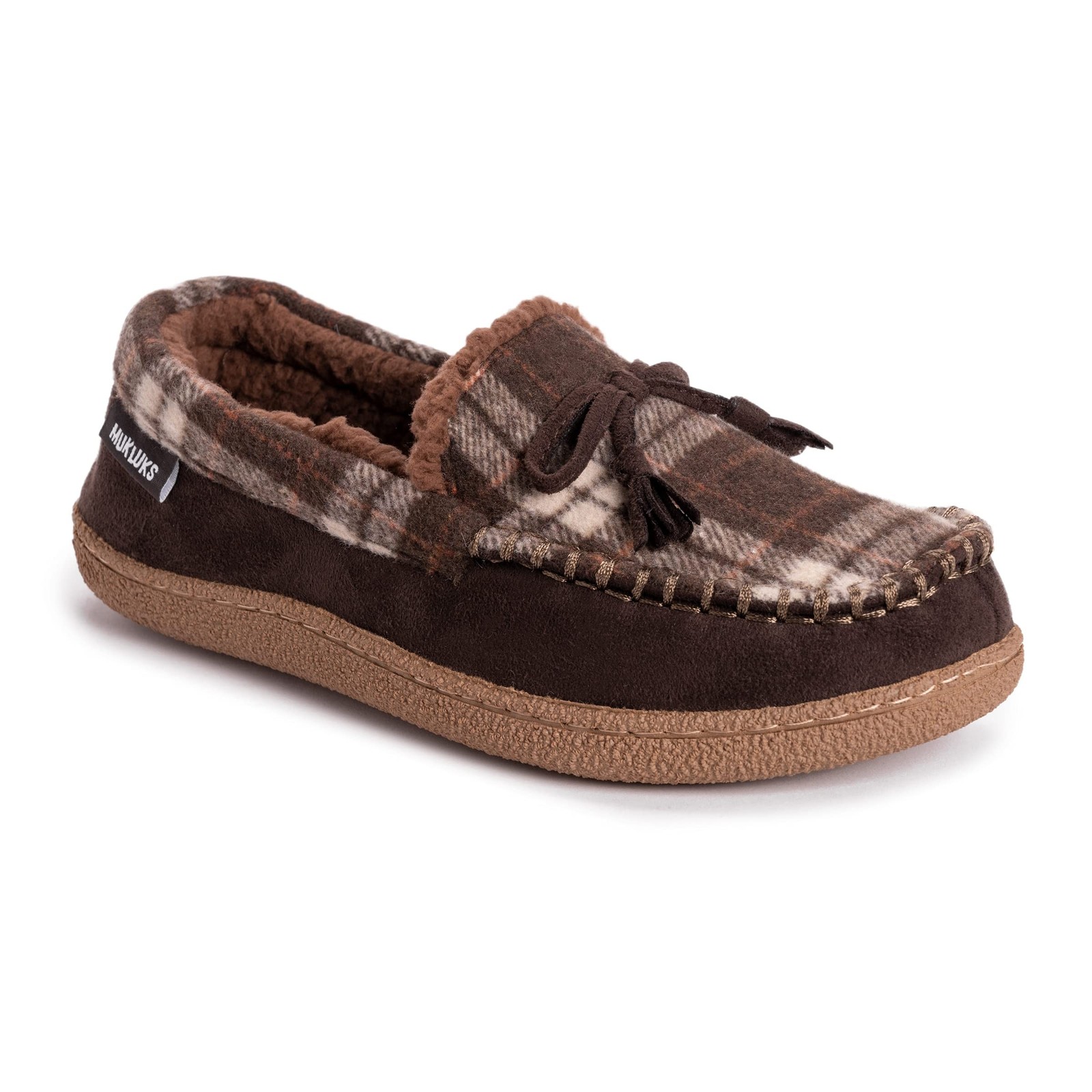 MUK LUKS mens Muk Luks® Men’s Tanver SlipperSlipper 13 Dark Brown