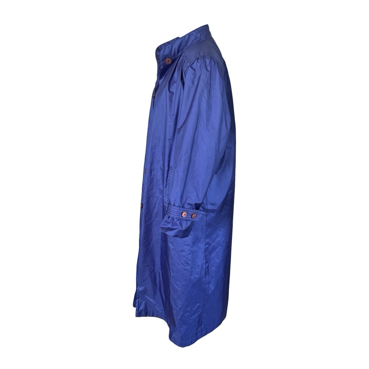 Vintage Chiago By Fleet Street Blue Trench Coat 10