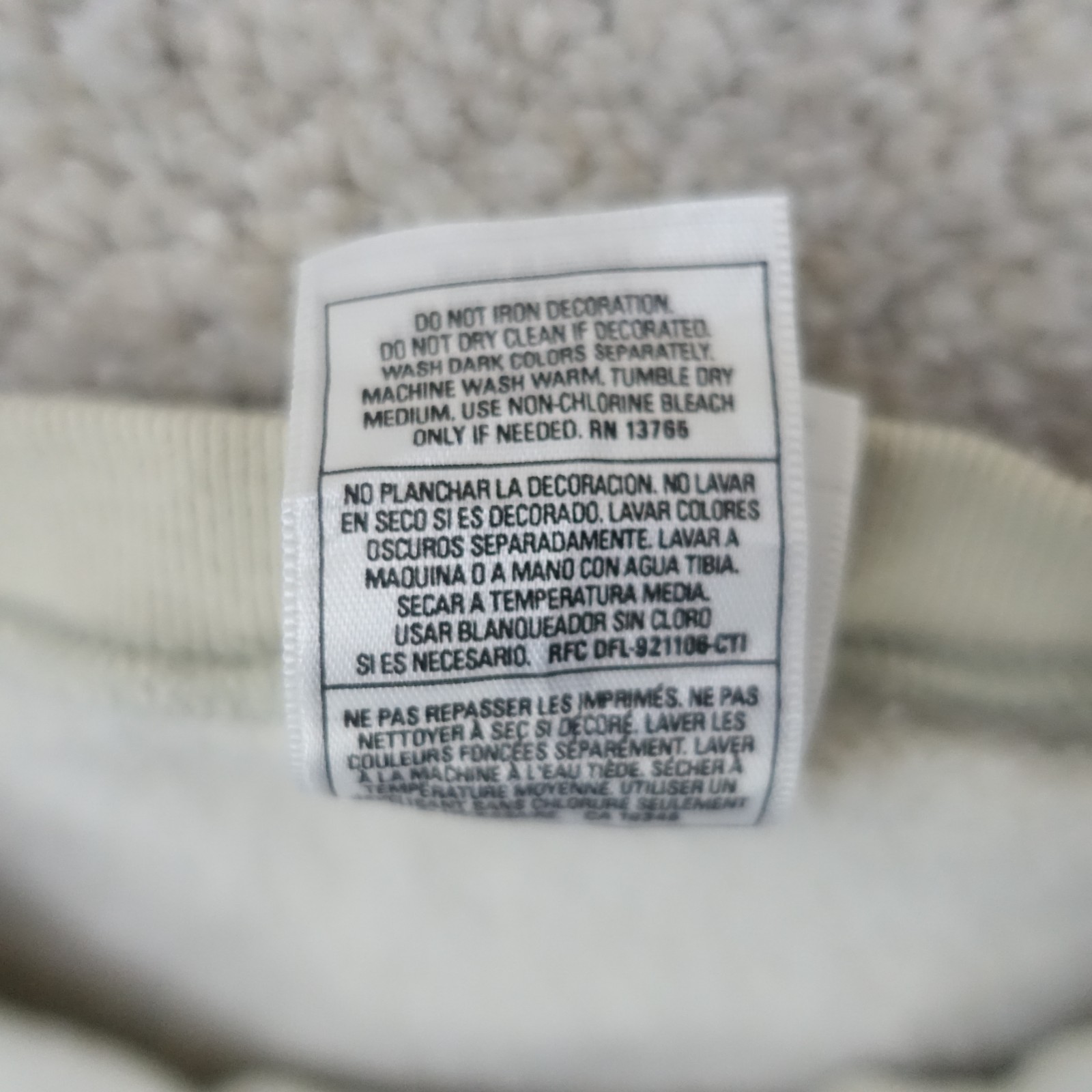 Fruit Of The Loom Sweatshirt Mens Extra Large Beige A Craft Windows USA 90s Logo