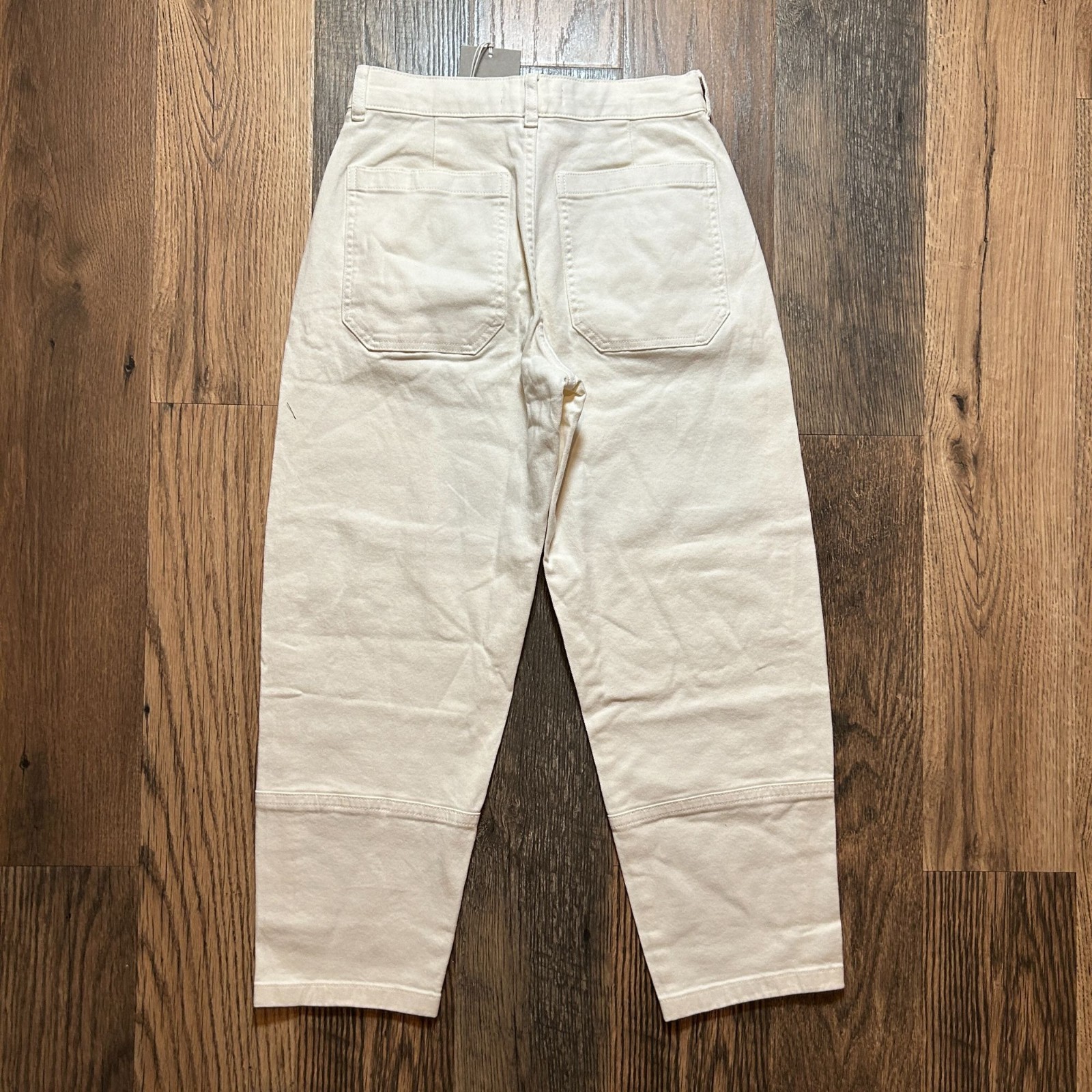 Everlane The Utility Barrel Pant Bone Size 4R NWT