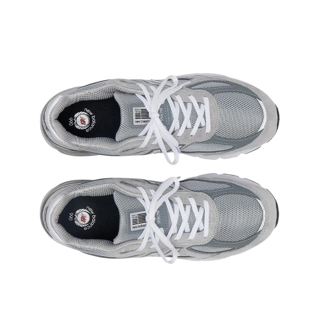 New Balance 990v4 Made in USA Grey Silver U990GR4 Authentic Men Sneakers