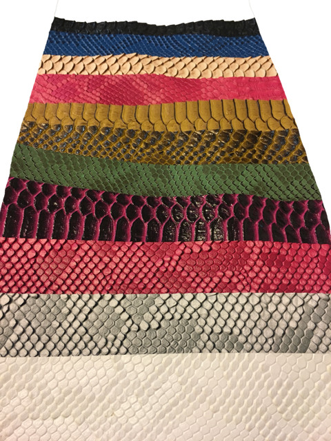 SHIPS FOLDED SNAKE SKIN SCALE 3D Texture Faux Leather Upholstery Vinyl Fabric