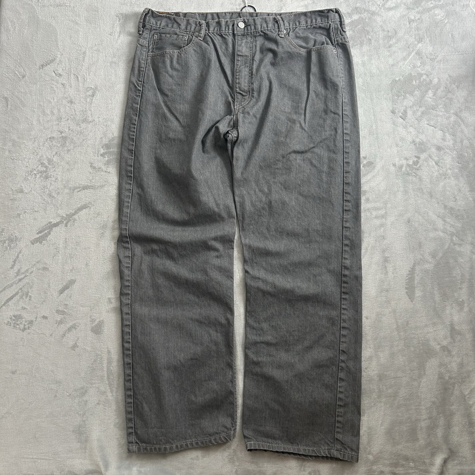 Levis 569 Jeans Mens 40×32 Gray Loose Fit Baggy Skater Straight Leg Actual 40×31