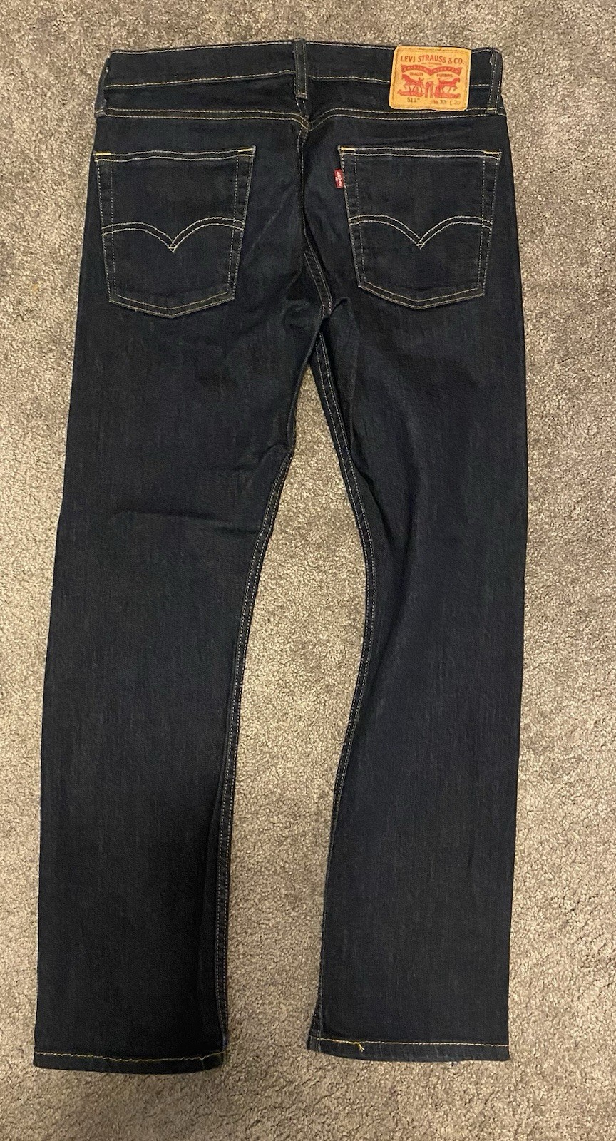 Levi’s 513 Men’s Slim Straight Fit 32X30 Dark Blue Great Condition