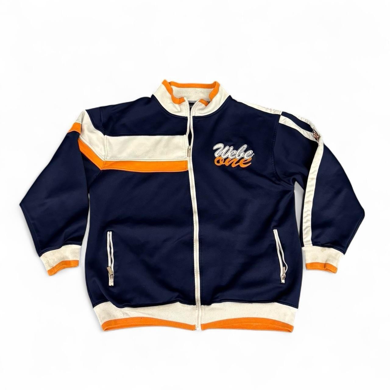 VTG Webeone Streetwear track jacket Skater Hip Hop Y2K Size 2XL