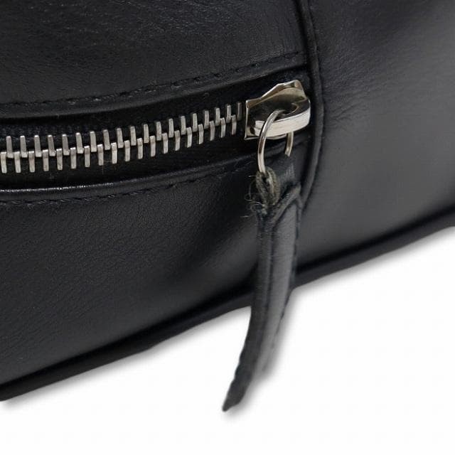 Chanel Choco Bar Handbag Leather Black Shoulder Bag Series 7