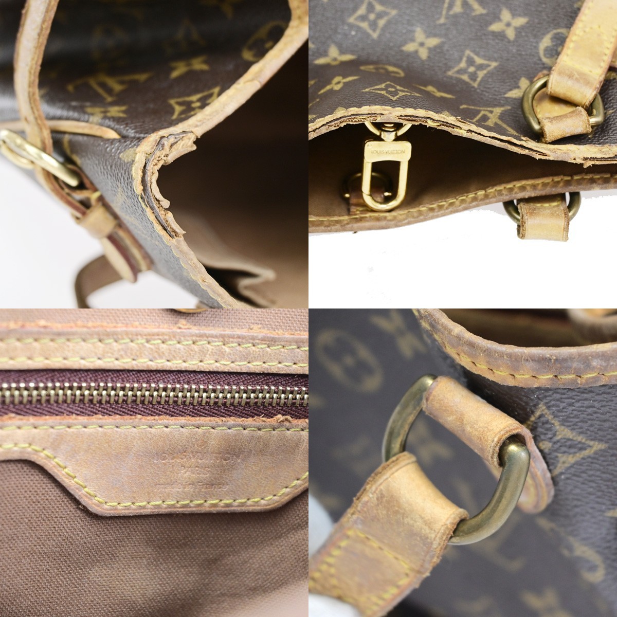 LOUIS VUITTON Batignolles Vertical Shoulder Bag Monogram Brown M51153 67CB040