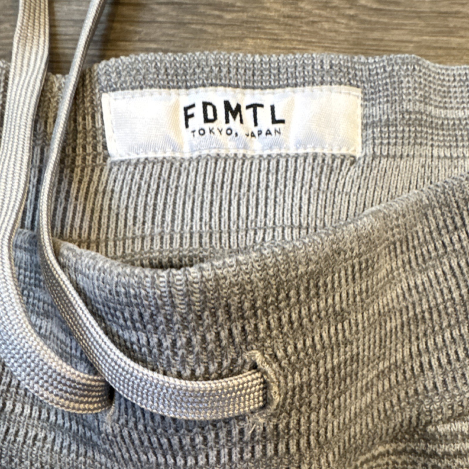 FDMTL Tokyo Japan Patchwork Joggers Gray Size 3 Japanese Streetwear