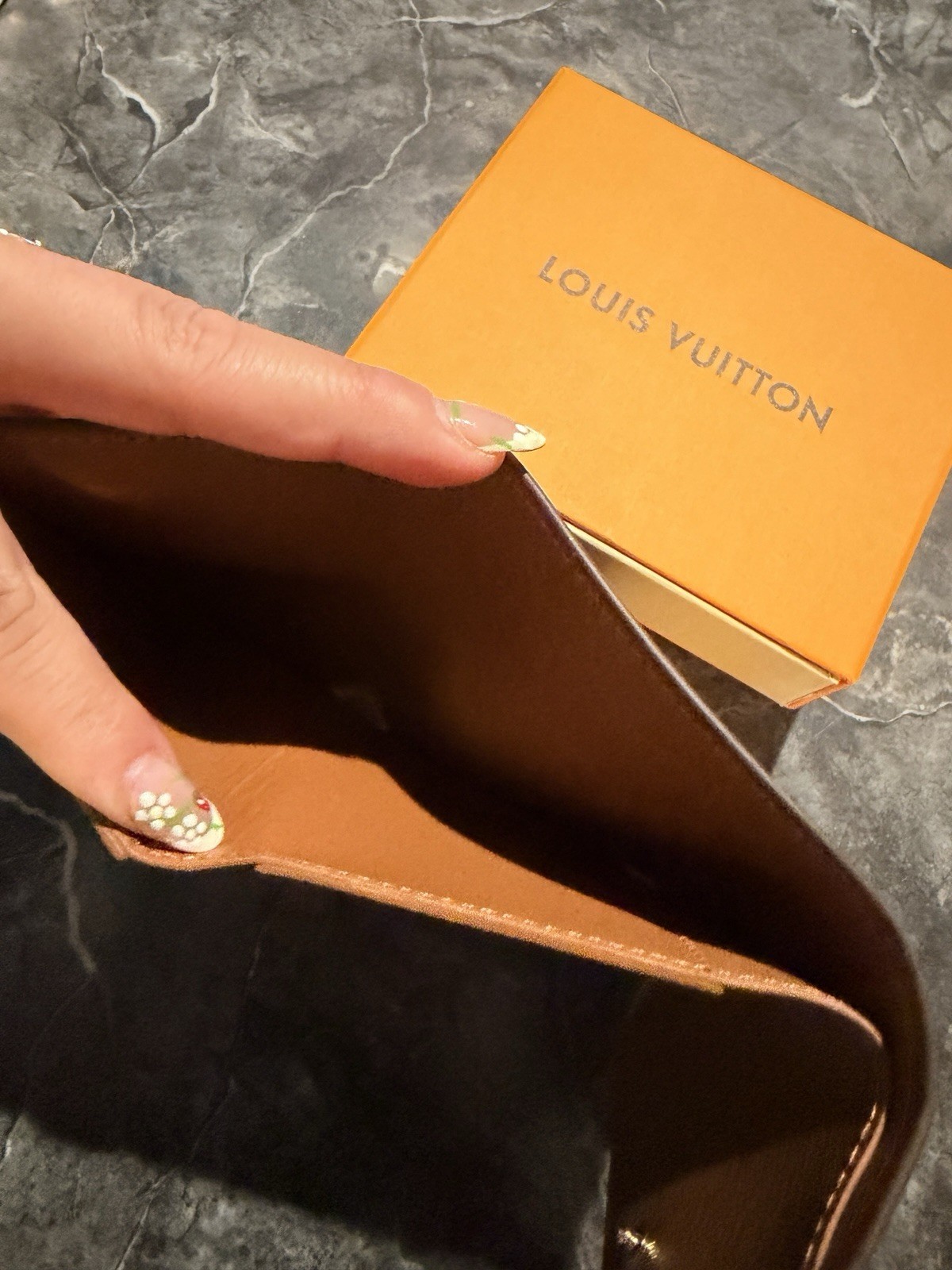 Louis Vuitton Monogram Brown Snap Wallet w/ Zipper Coin Pocket, Card Slots