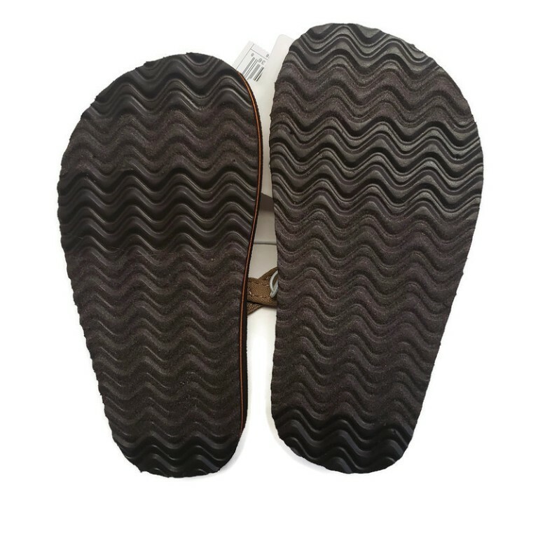 Cat & Jack Henry Camo Flip Flop Sandals Toddler Size L 9/10 Brown Camouflage