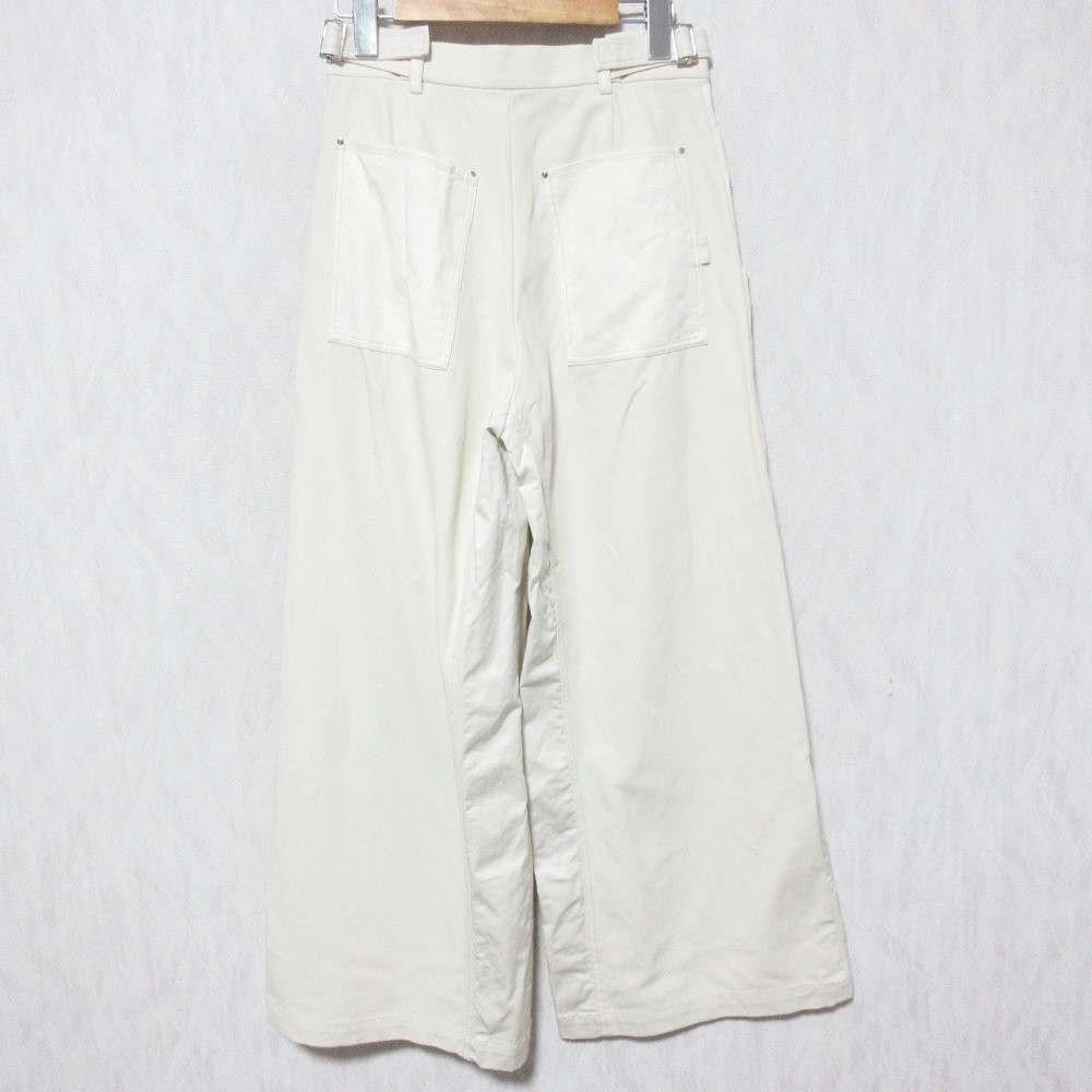 24SS PUBLIC TOKYO Wide Pants 164340002 Size 2 Beige Women USED