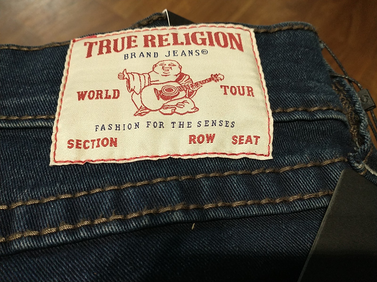 True Religion Ricky Relaxed Straight Flap Men’s Jeans Size 34 x 34 Stretch Fit