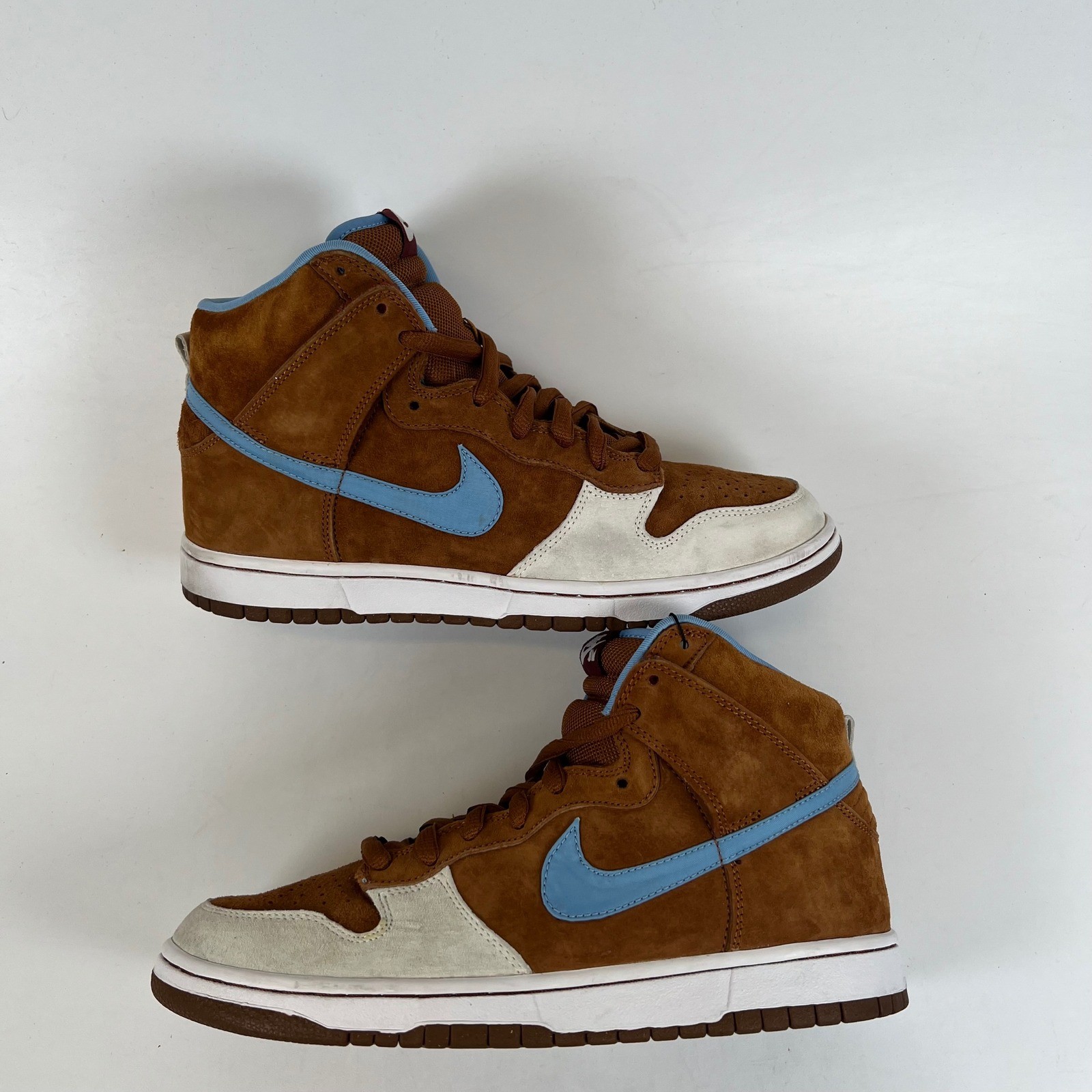 Nike SB Dunk High Premium Hazelnut Light Blue 313171-241 Mens Size 9.5