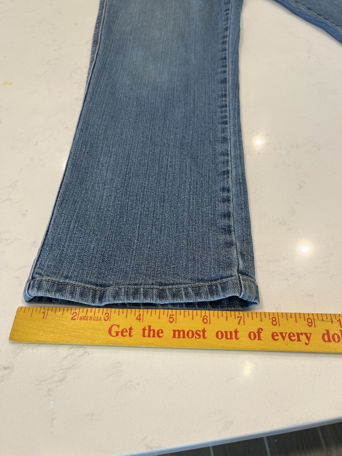 Lee Comfort Waistband Stretch Jeans Women’s 30×30 (30Wx29L Actual) Straight Leg