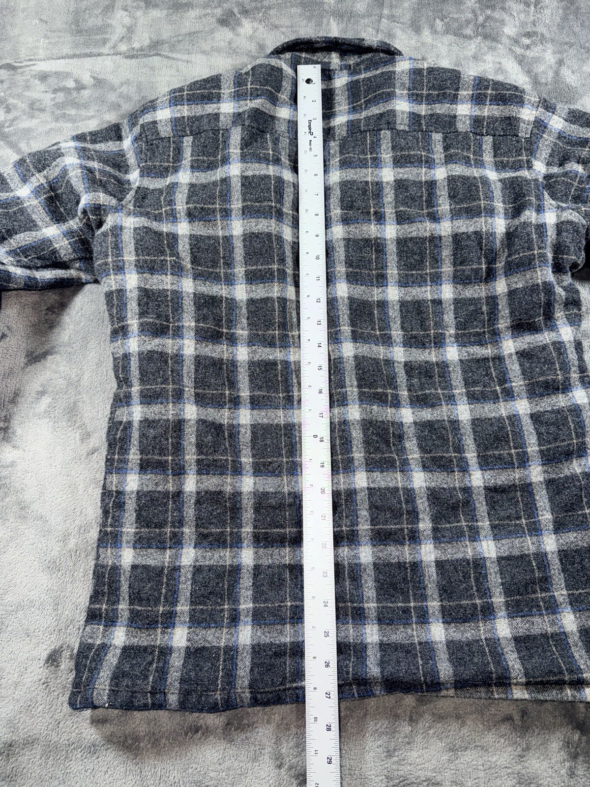 Vintage Men’s Roth West Territory Men’s Size L Plaid Quilted Flannel Insulated