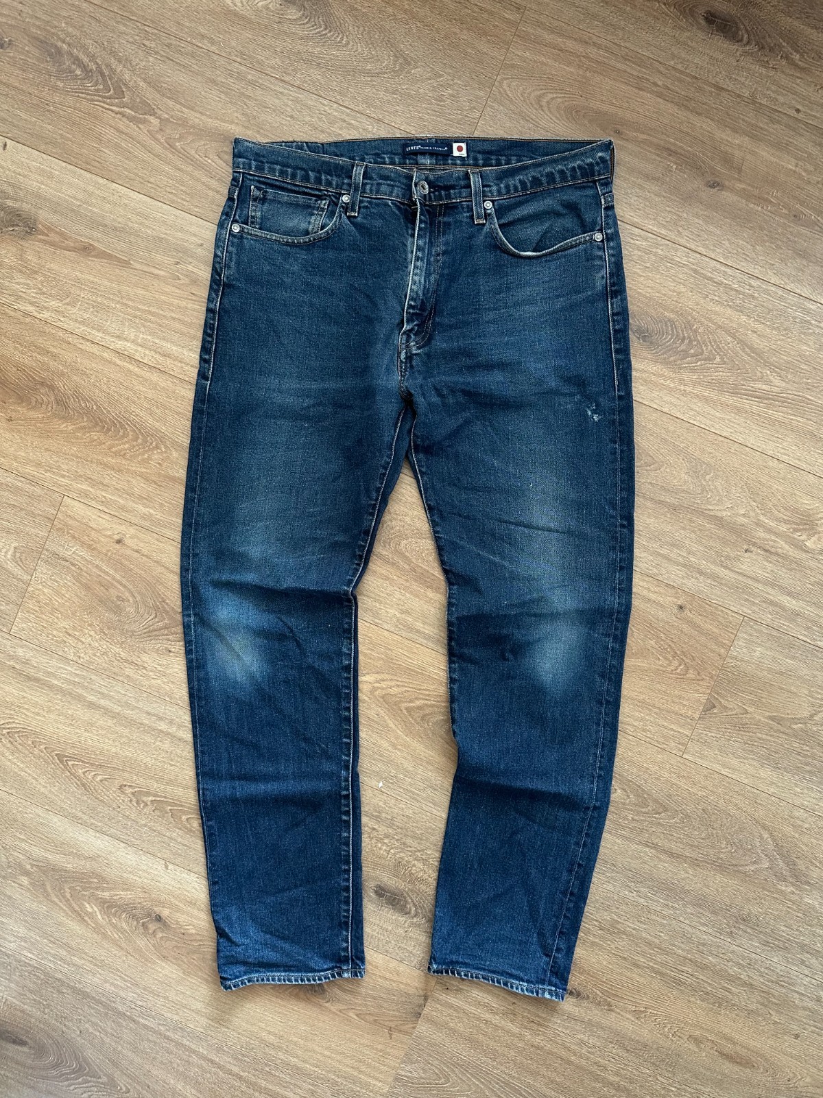 Levis 502 Taper Crafted Japan Selvedge Jeans Men Size 36×32