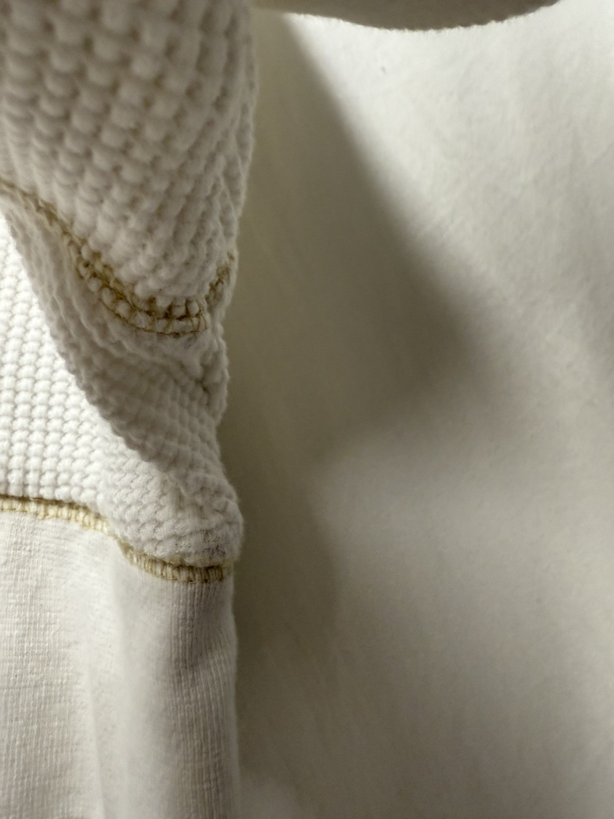 Urban Outfitters Feather Out From Under Tank Top Ivory Ribbed Cropped, Size S/P