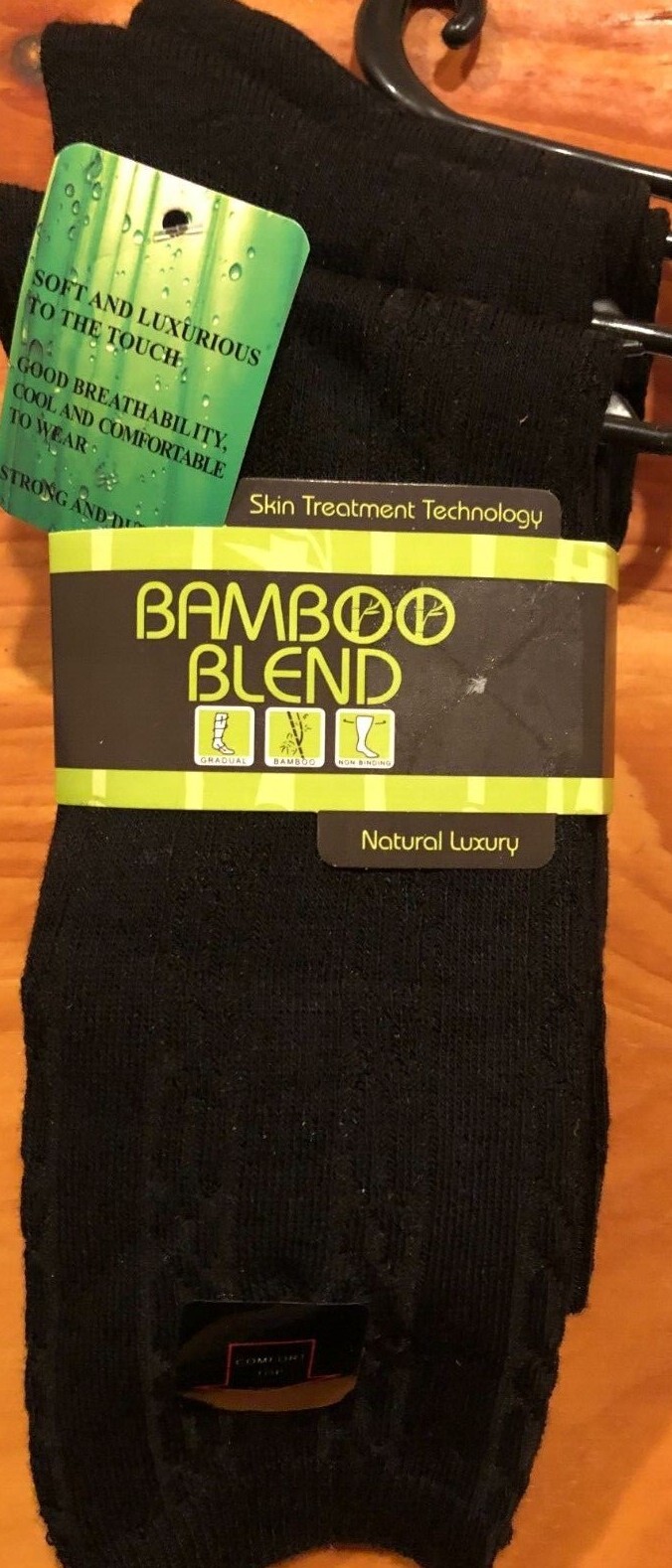3 Pairs BAMBOO BLEND Luxury Socks 75% Rayon from Bamboo $18 Fits Shoe size 7-12
