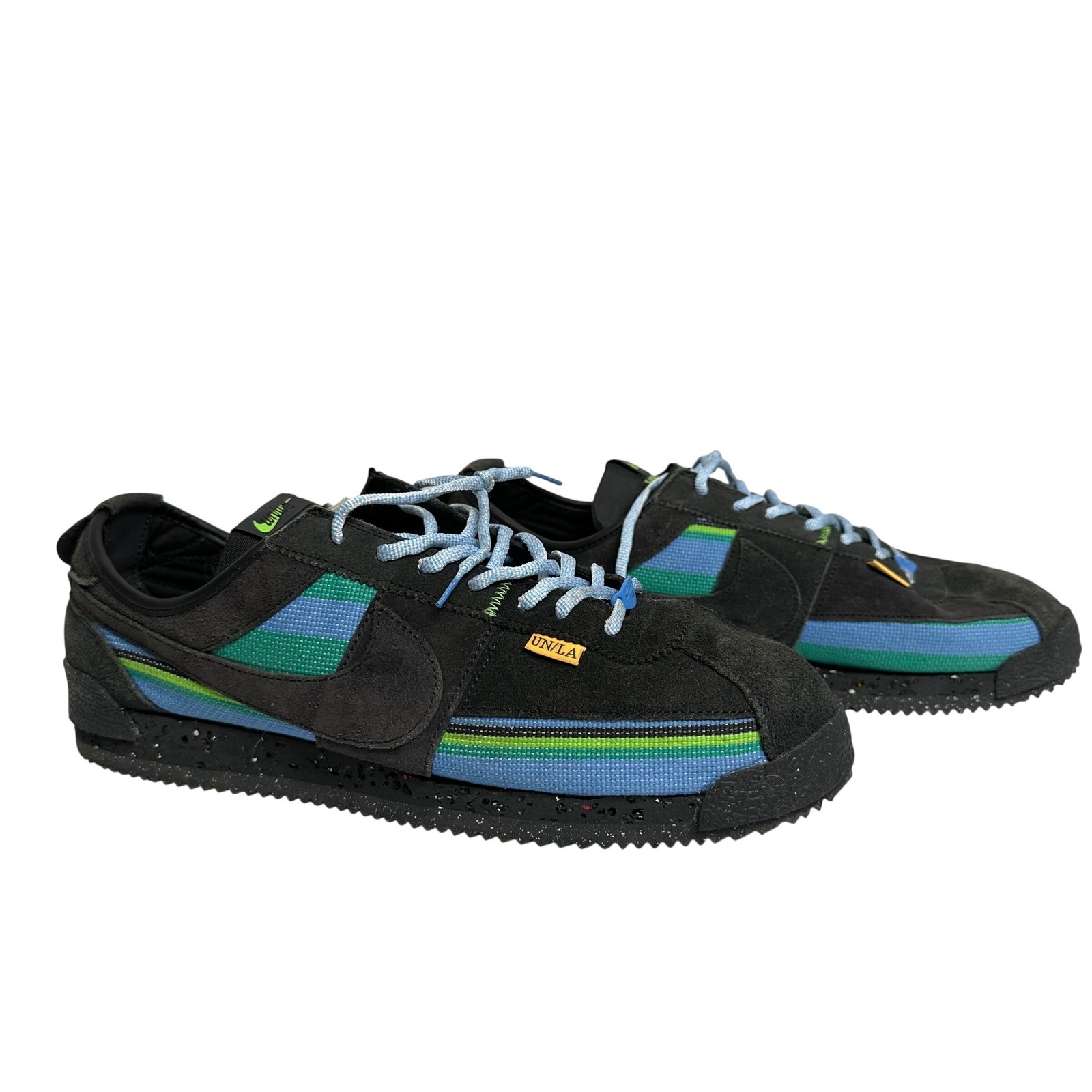 Nike x Union LA Cortez Off Noir Mens 14 Black Blue Green DR1413-001