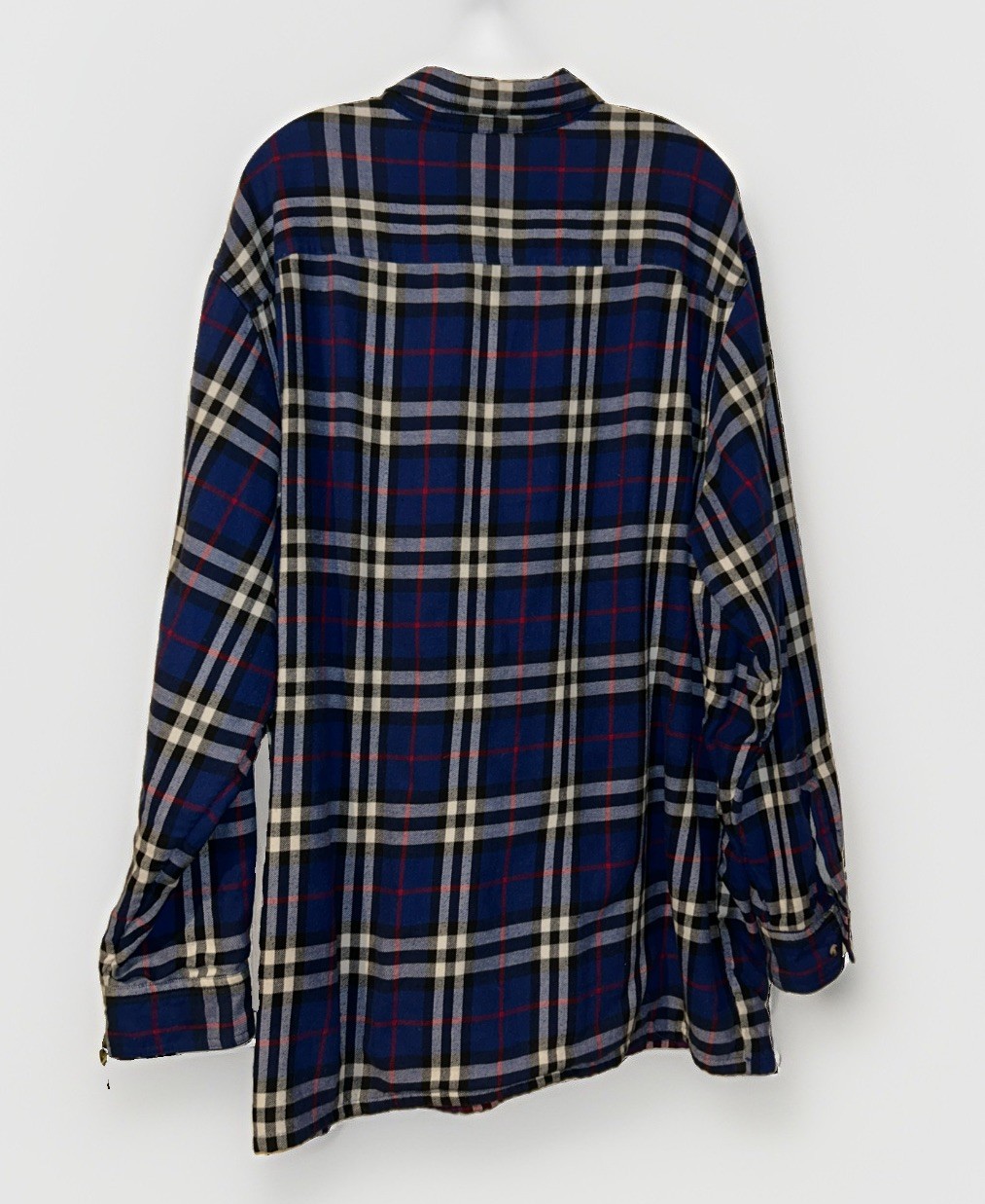 Vintage David Taylor Plaid Flannel Waffle Thermal Lined Men’s 2XL Tall Shirt