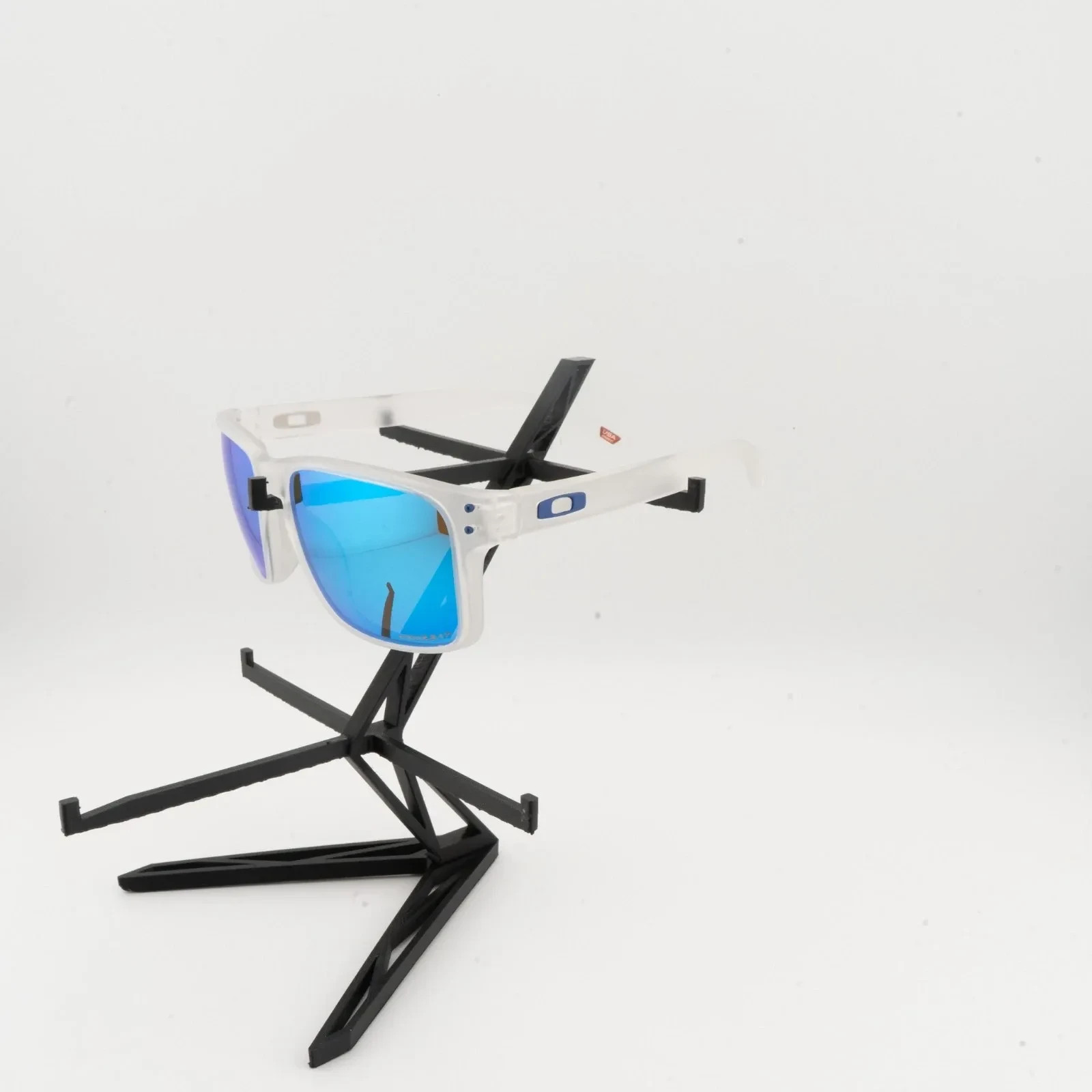 Oakley Holbrook Sunglasses: White/ Blue Polarized UV400