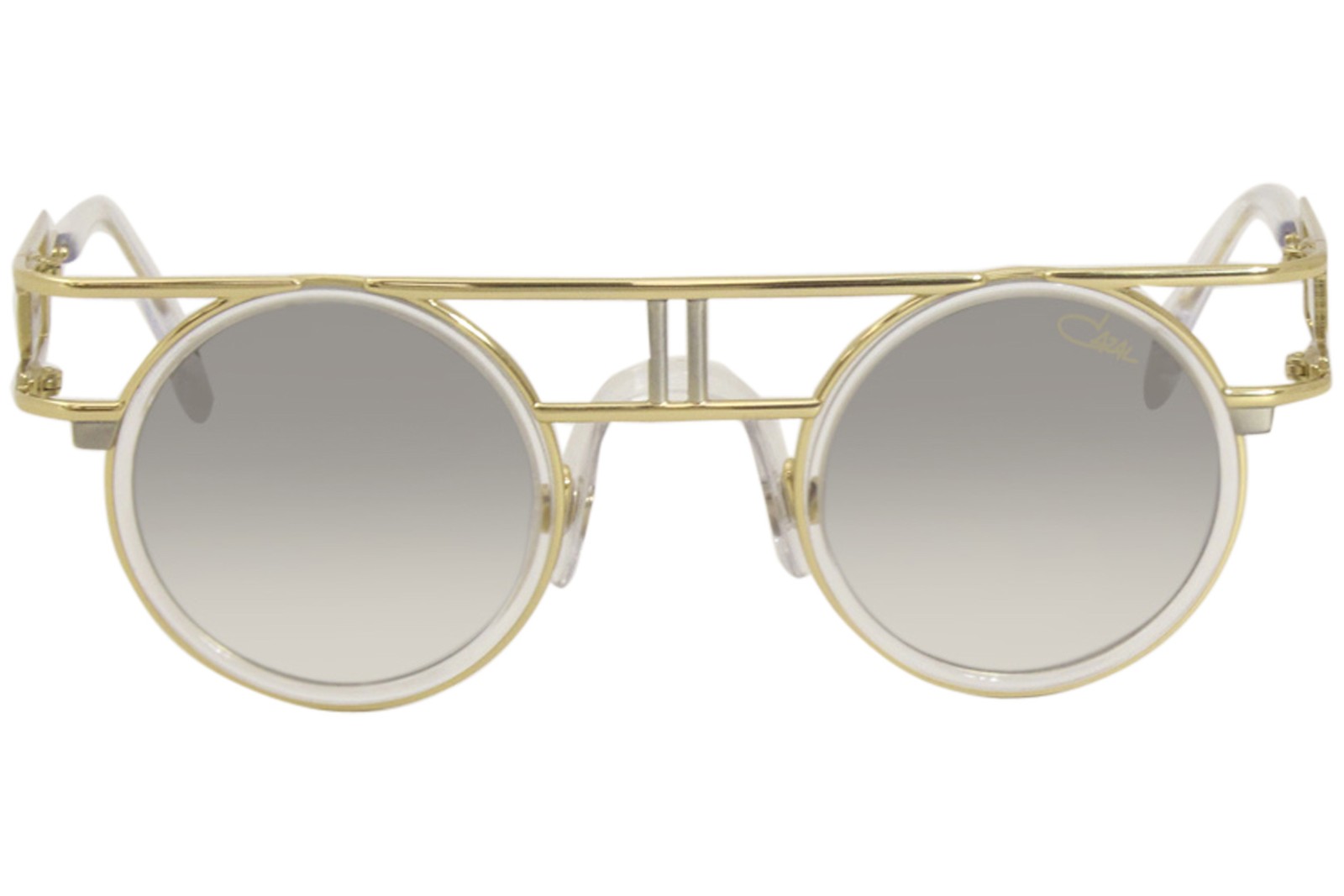 Cazal Legends 668/3 065 Sunglasses Men’s Gold/Grey Lenses Round 43mm
