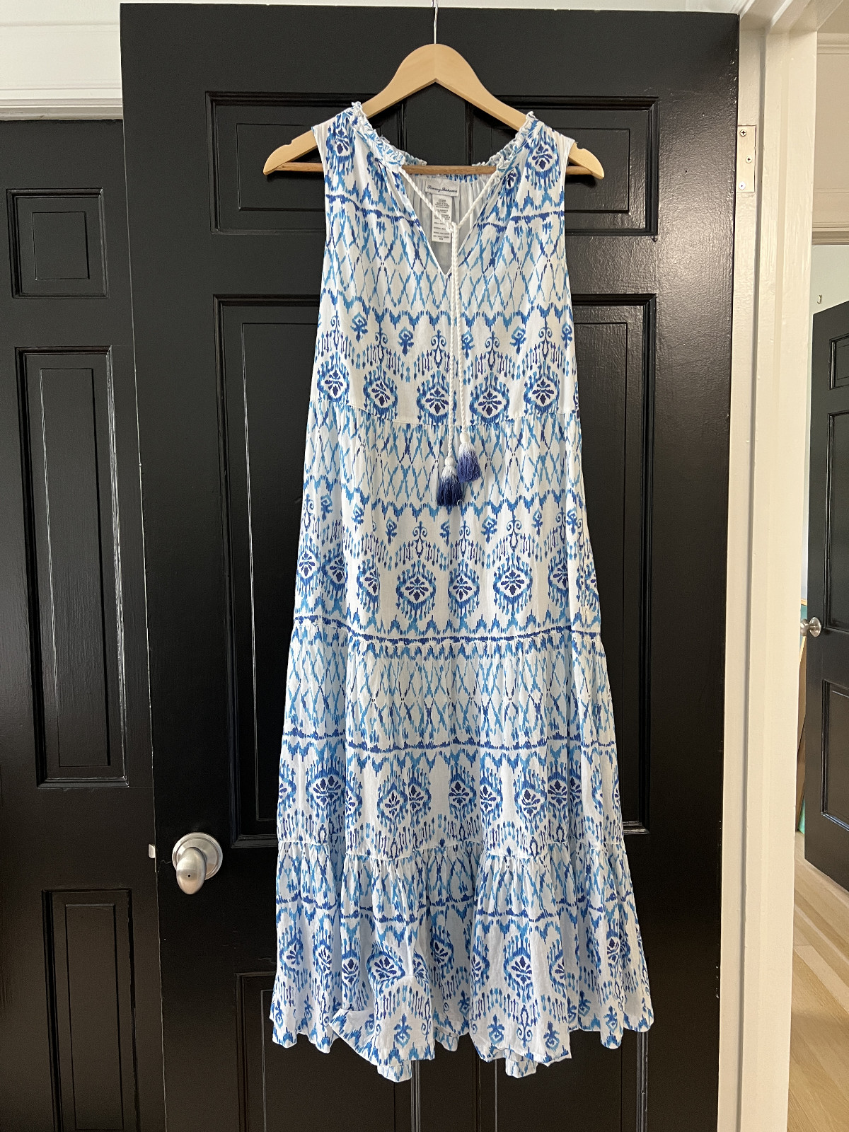 TommyBahama sundress ikat pattern medium